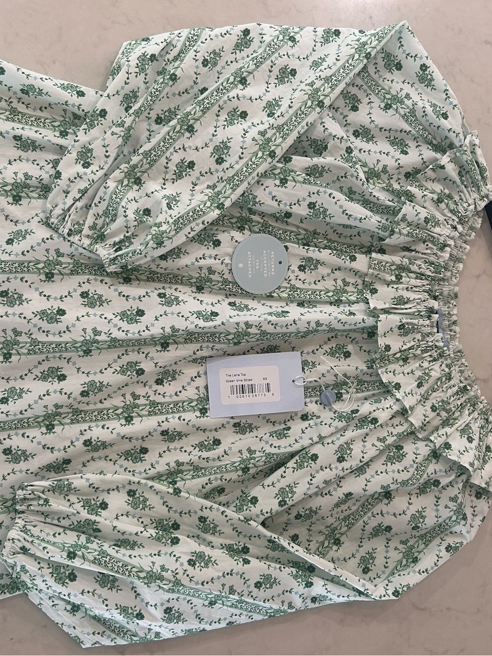 Hill House Home XS Green Vine Stripe Shorts Set - Picture 9 of 9